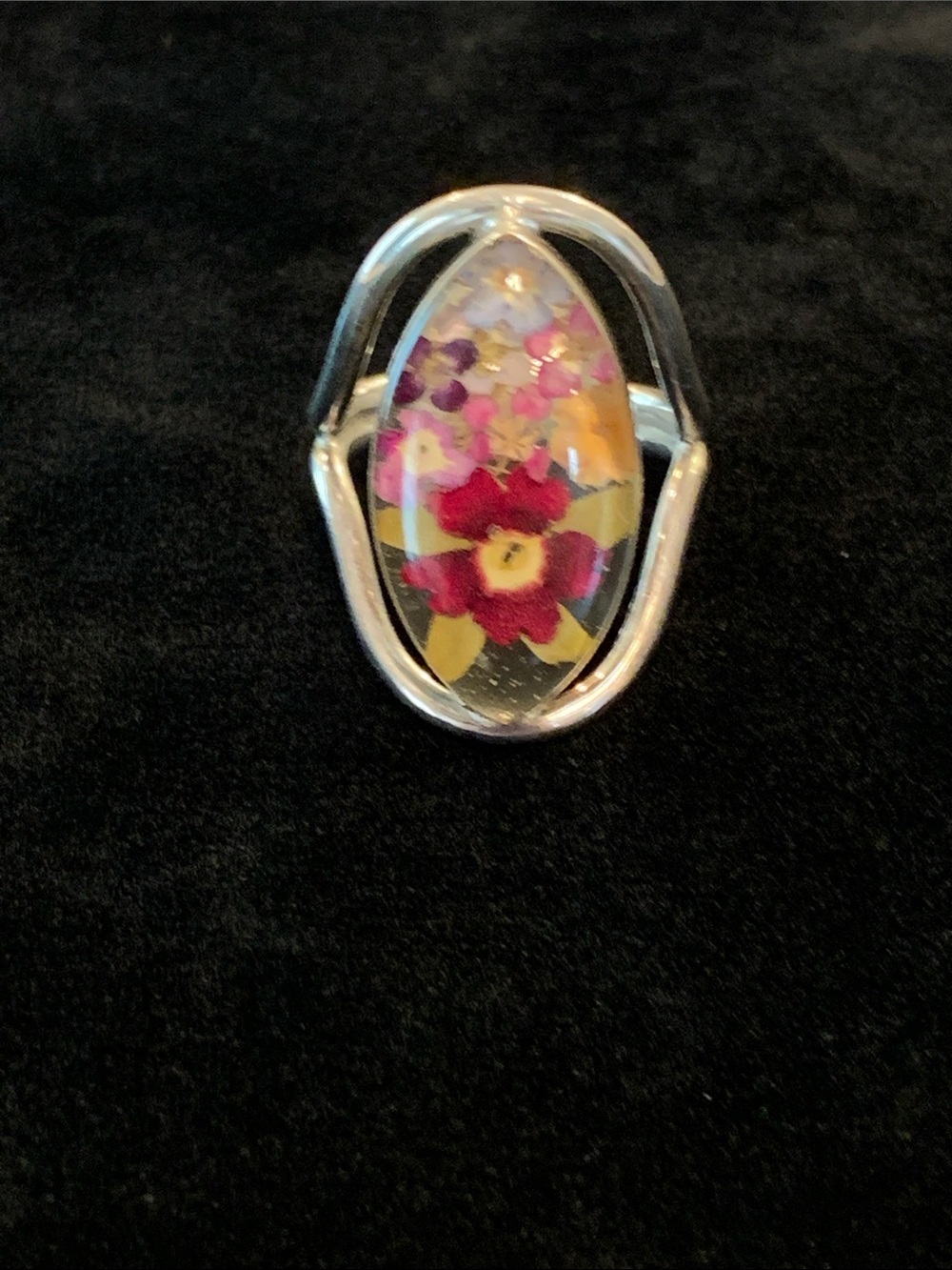 Floral & Stacking Silver Rings - Picture 7 of 7
